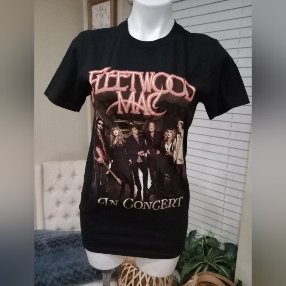 Fleetwood Mac Kids Black Graphic T-Shirt
